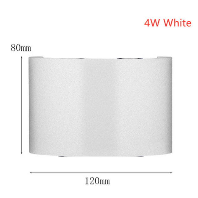 Aplique LED de pared para interiores, blanco, moderno, para pared, IP65, impermeable, de aluminio, para exteriores, para pared, para sala de estar, dormitorio, pasillo, escalera, camino (blanco cálid JAMW Sencillez