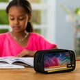 thumbnail image 6 of ZIPIT Half & Half Pencil Case | Large Capacity Pencil Pouch for College and Office (Black), 6 of 8