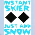 thumbnail image 2 of CafePress - Instant Skier Infant Bodysuit - Baby Light Bodysuit, Size Newborn - 24 Months, 2 of 4