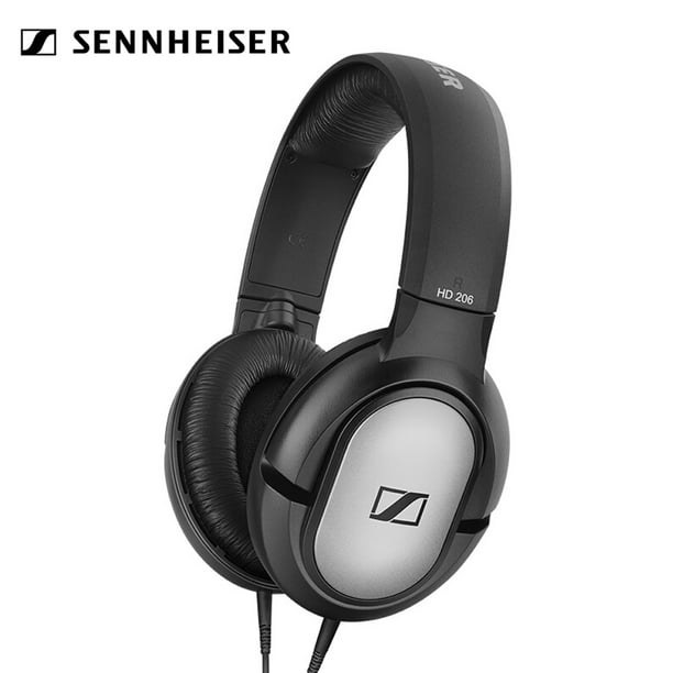 Sennheiser HD 206 Closed-Back Over Ear Headphones 3.5mm Wired Stereo Music Headset Noise Isolation Earphone