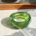thumbnail image 2 of Irregular Geometric Transparent Resin Bracelet, 2 of 2