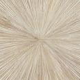 thumbnail image 4 of DecMode Brown Wood Handmade Carved Starburst Wall Decor, 4 of 11