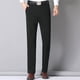 thumbnail image 5 of Pantalones largos informales para hombre: sin arrugas, con forro polar, poliéster, para todas las estaciones, informales/de negocios, tallas reales, tallas S-XXXL, fáciles de combinar con camisetas., 5 of 8