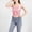 Pink, variant on Womens Sequins Tube Tops Stretch Bandeau Strapless Sequin Crop Top Party Club Wear Bra Top for Women and Girls Carnival