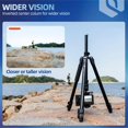 thumbnail image 2 of Fotopro 73" Travel Tripod Compact Camera Tripod with Ball Head QR Plate Action Adapter for DSLR Camera iPhone Projector Webcam Max Load 33lbs/15kg, 2 of 6