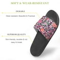 thumbnail image 3 of GZHJMY Stylish Slides for Women Men, Cute Ditsy Flowers Soft Flexible Slip-on Sandals Slippers, 3 of 7