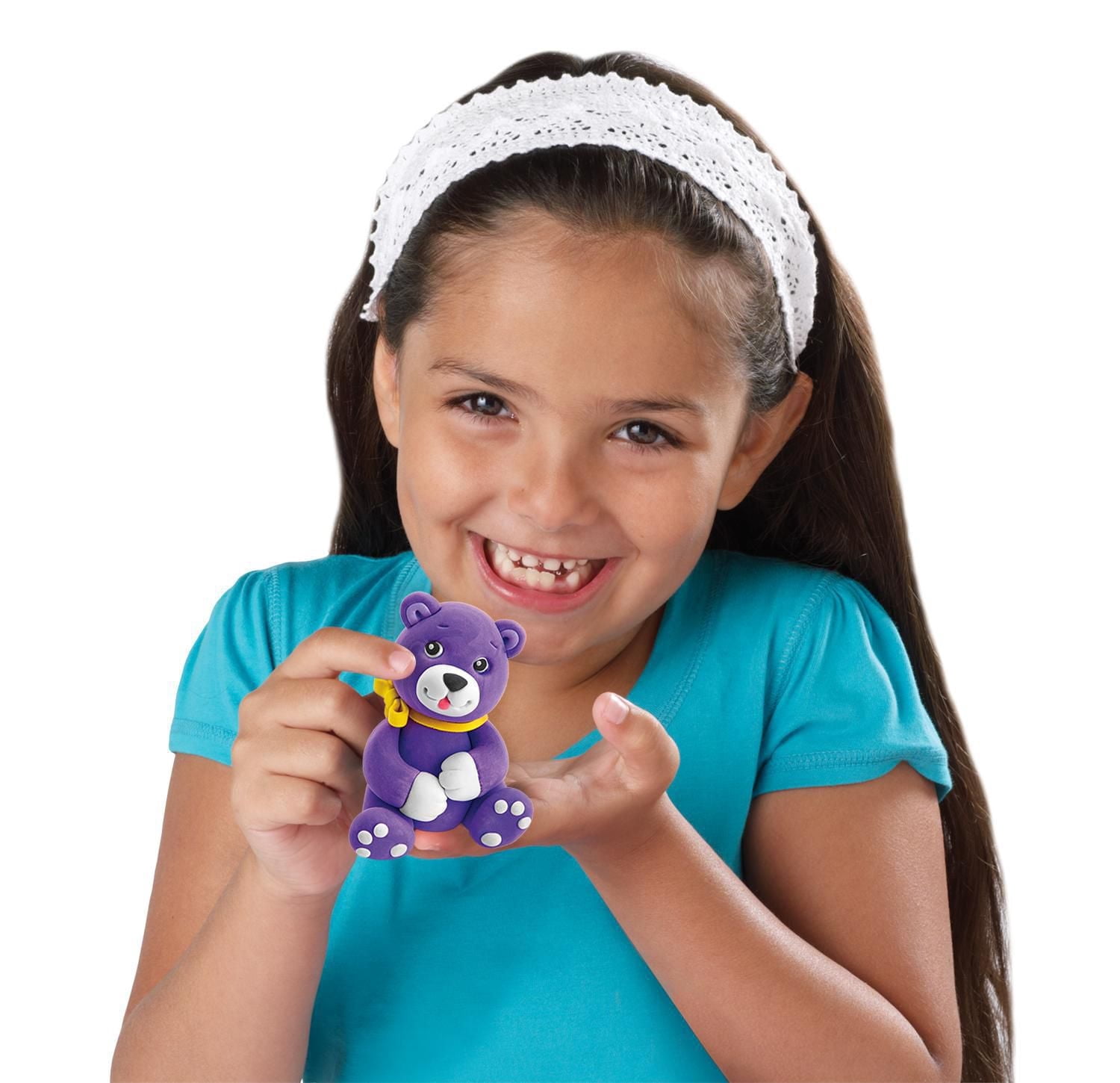 Cra-Z-Art Softee Dough 15 Piece Super Party Pack, Rainbow Coloured Moulding Dough Kit for Kids