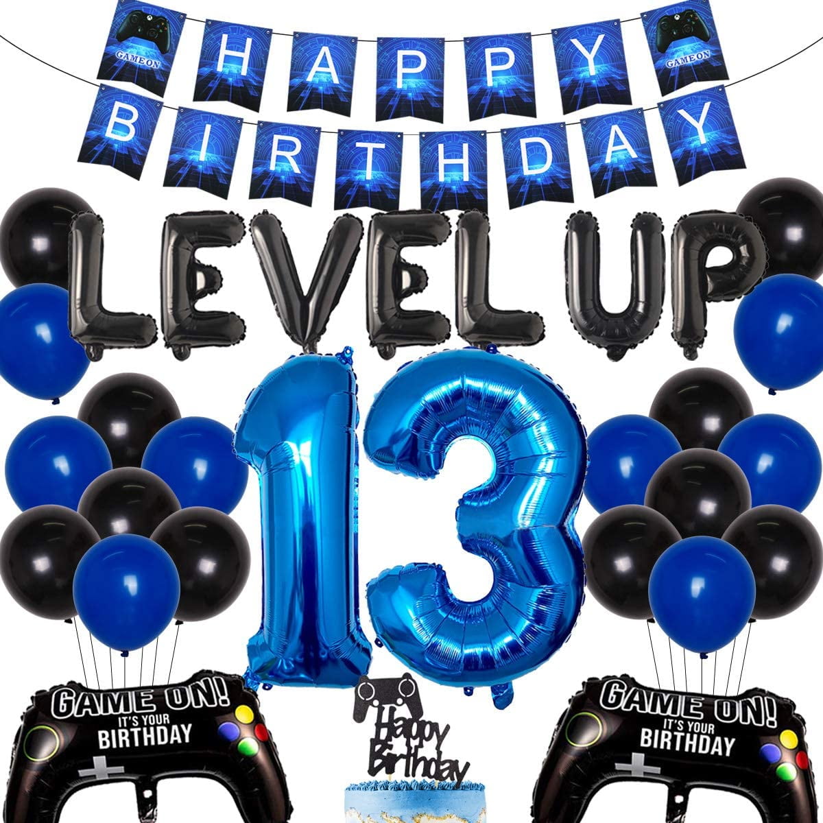 Video Game Happy Birthday Banner 