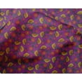 thumbnail image 4 of oneOone Silk Tabby Fabric Leaves & Floral Block Print Fabric BTY 42 Inch Wide, 4 of 4