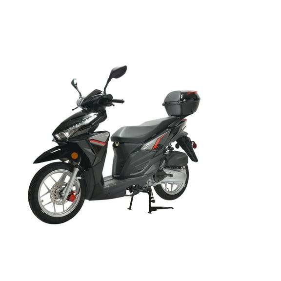 HHH Spider 200 Scooter EFI Fuel Injected Street Legal Scooter with 14" Rims (Black)