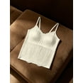 thumbnail image 3 of Livona Women's Lace Cami Top - Adjustable Spaghetti Straps Wireless Comfort Padded Tank for Sleep Lounge, 3 of 5