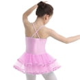 thumbnail image 3 of MSemis Girls Sequined Camisole Ruffle Ballet Tutu Skirted Leotard, 3 of 6