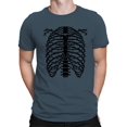 thumbnail image 2 of Skeleton made of spikes Men's T-shirt, 2 of 3