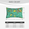 thumbnail image 6 of Fotbe Funny Animals in Jungle Pillow Cases - Envelope Closure - Luxury, Extra Soft, Cooling Pillow Covers - Wrinkle, Fade, Stain Resistant-16"x24", 6 of 9