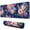 Pioneer Flower Floral, variant on Long Mouse Pads for Desk,Pioneer Flower Floral Print Pattern Desk Mats on Top Of Desks, Desk Mouse Pad Extra Large with 3mm Non-Slip Base and Stitched Edge for Gaming,Office,Work,Home 31.5"x11.8"