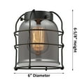 thumbnail image 2 of Innovations Lighting - Bell Cage - 1 Light Semi-Flush Mount In Industrial, 2 of 2