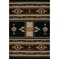 thumbnail image 2 of United Weavers Brunswick Tamara Southwestern Area Rug, Black, 5'3" x 7'6", 2 of 2
