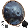 thumbnail image 1 of Tambor handpan LOMUTY de 56 cm, Re menor Kurd, 14 notas, 1 of 6