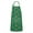 Green Striped Footballs, variant on Green Football Monogram Pattern Apron-Garden Aprons for Women with Pockets-Cotton Linen Waterproof Kitchen Cooking Gardening Aprons Adjustable for Kitchen,Cooking,BBQ and Salon 33x27 Inch
