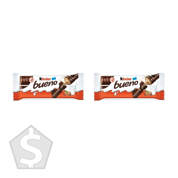Kinder Barres de Chocolat Bueno, 20 X 43 g - Lot de 2