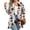 Sky Blue, variant on Women's Fall and Winter Fashion Casual Print Long Sleeve Mid-Length Cardigan Jacket, Christmas Theme for Holiday Season,Sky Blue,3XL