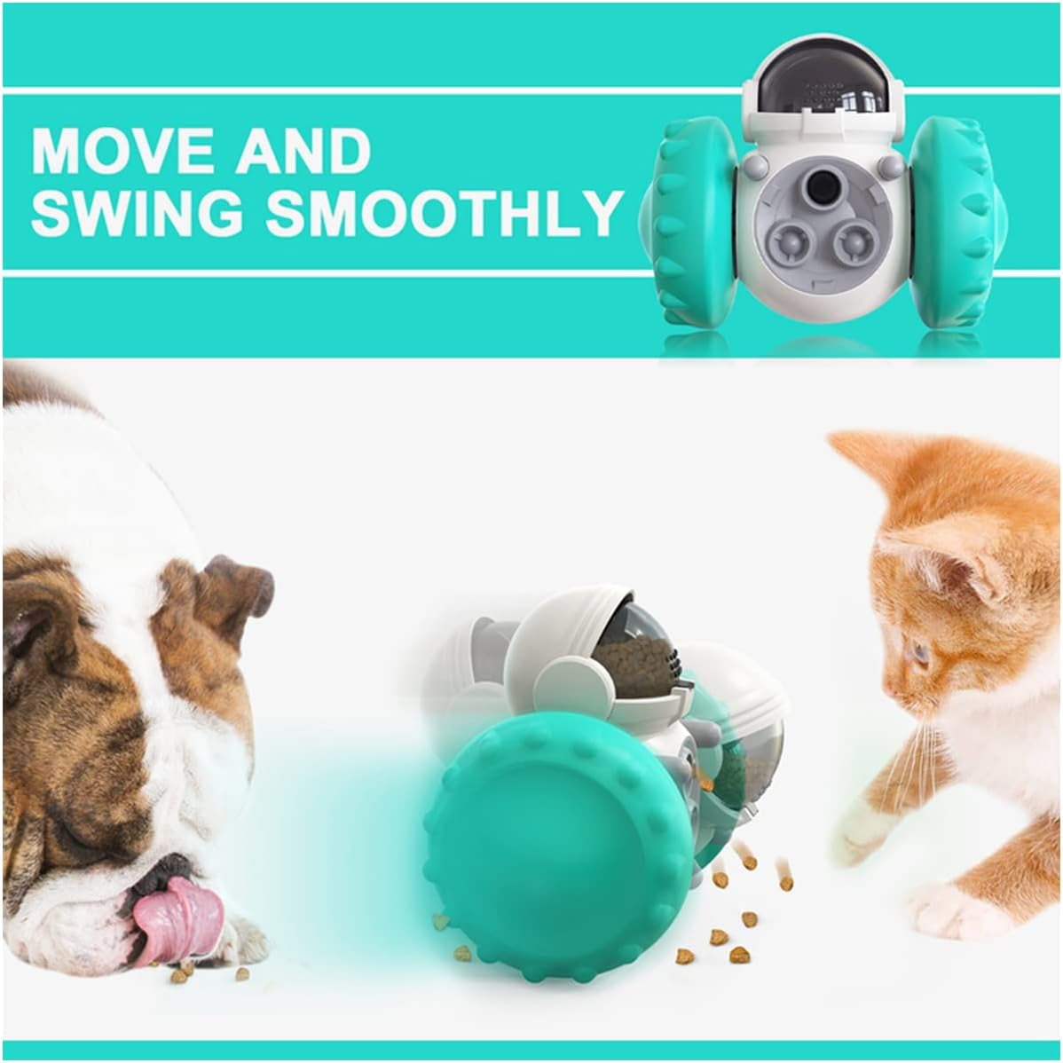 KONG Wobbler - Interactive Dog Toy - Slow Feeder Toy for Dog Mental  Stimulation - Dog Enrichment Toy - Treat Puzzle for Dog Entertainment -  Food Dispense Dog To…