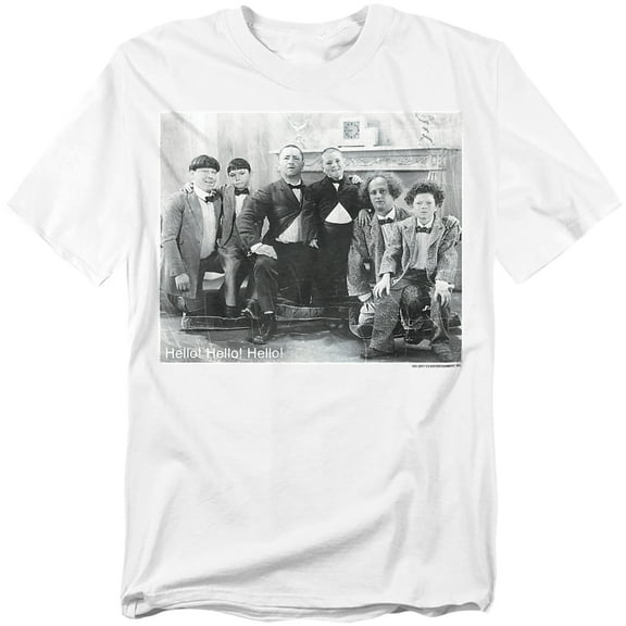 Three Stooges T-Shirt Hello Unisex Graphic Tee For Men & Women