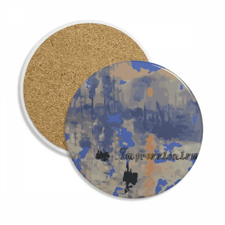 

Moment Hastily Impressionism Coaster Cup Mug Tabletop Protection Absorbent Stone