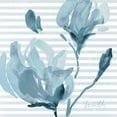 thumbnail image 3 of Loreth, Lanie 20x20 Black Modern Framed Museum Art Print Titled - Blue Magnolias I, 3 of 5