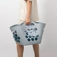 thumbnail image 3 of Flexible Plastic Laundry Basket - Square Storage Hamper with Side Handles for Easy Carrying - Versatile Organizer for Laundry, and Household Storage, 28 Litter Gray, 3 of 6