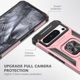 thumbnail image 2 of Casetego Shockproof Floral Rugged Cell Phone Case for Google Pixel 8 Pro, Rose Gold, 2 of 6