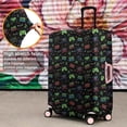 thumbnail image 4 of Neon Controllers Games Icons Black Pattern Luggage Cover Fashion Suitcase Cover Baggage Covers Fit 25-28 Inch Luggage (Go Travel), 4 of 5