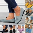thumbnail image 6 of Oyedens Slip On Flats Comfort Nurse Loafers Non Slip Shoes For Women Mesh Walking Shoes Dressy Casual Work Nursing Shoes, 6 of 7