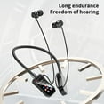thumbnail image 5 of Bluetooth Headphones Earbuds, InsCrazy Bluetooth 5.4 Wireless Earphones with Neck Mounted Sports Game Noise Reduction LED Screen Long Battery Life and Ear Return Bluetooth Earphones, 5 of 6