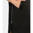 thumbnail image 3 of Armani Womens Side Zipper Shift Dress, Black, 46, 3 of 3