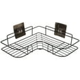 thumbnail image 1 of Triangular Storage Shelf Corner Punch-free Storage Shelf Wall Mounted Metal Rack, 1 of 7