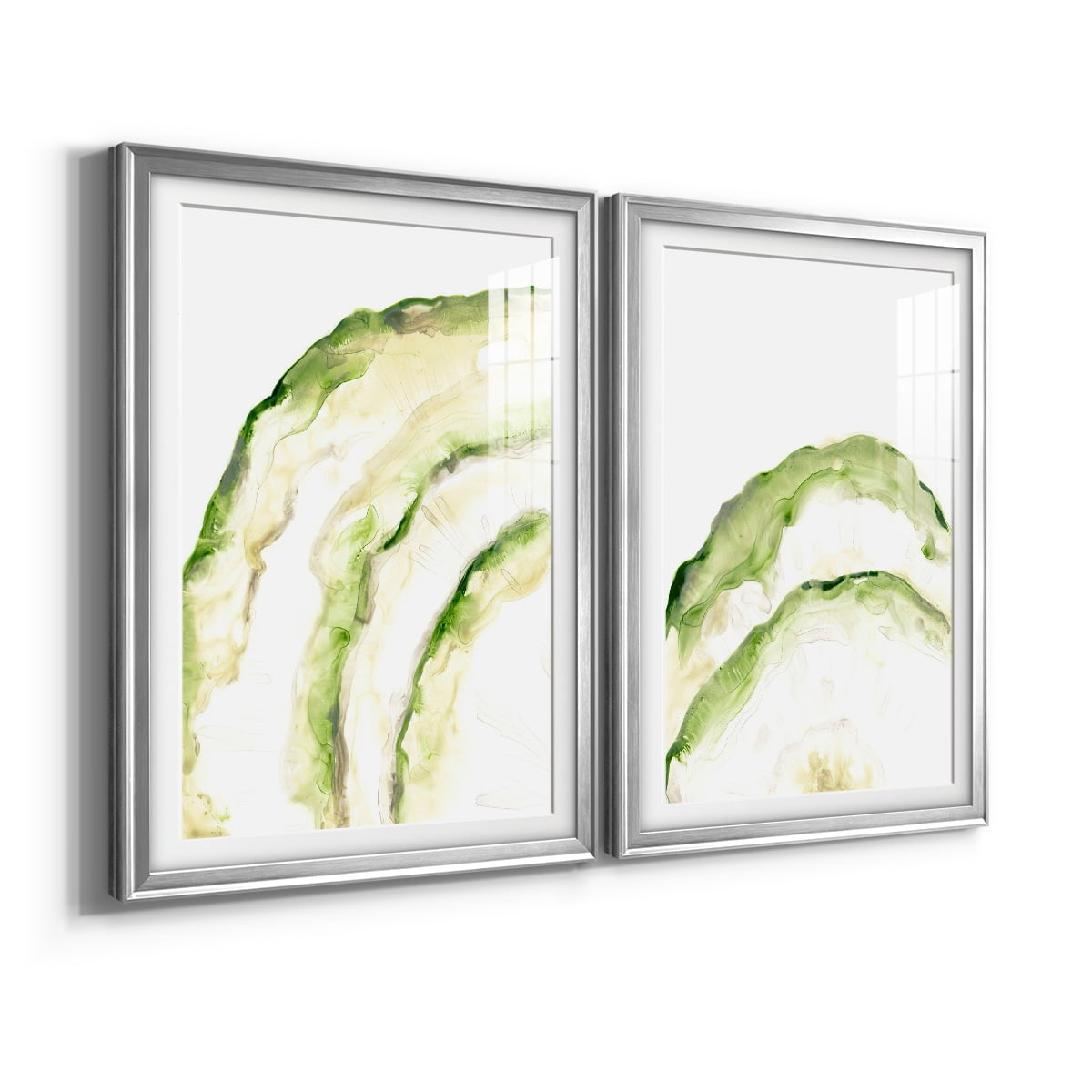 Wexford Home Lichen Halo I Premium Framed Print, 18.5" x 24.5" - Ready to Hang, Silver (Set of 2)