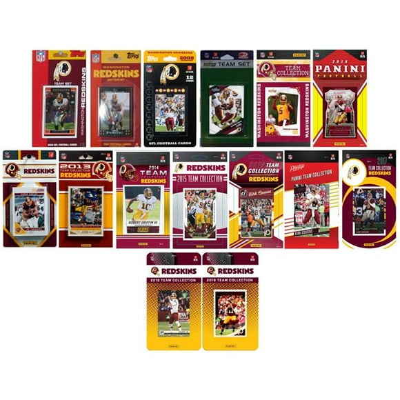 C&I Collectables PATRIOTS1118TS NFL New England Patriots 11 Different Licensed Trading Card Team Sets