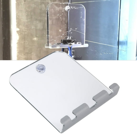 Gupbes Shower Mirror Fogless for Shaving Fogless Bathroom Shaving Mirror Shower Mirror Shatterproof Mirror with Hook,Shaving Mirror