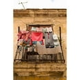 thumbnail image 3 of Millet, Karyn 13x18 Black Modern Framed Museum Art Print Titled - Cuban Balcony I, 3 of 5