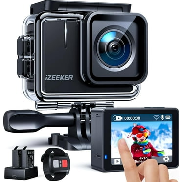 Action Camera 4K 50FPS 20MP, Victure 40M Underwater Camera Waterproof, Touchscreen Vlog Helmet, 170°Wide Angle, WIFI, Remote Control, Camcorder, 2 x 1050 mAh