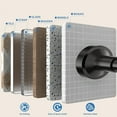 thumbnail image 3 of Shower Curtain Rod 43-79 Inch,Adjustable Spring Tension Stainless Steel Rod for Bathroom,No Drilling, No Slip, No Rust,Black, 3 of 10