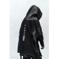 thumbnail image 6 of Niepce Inc Japanese Streetwear Black Gothic Men's Techwear Hoodie, 6 of 10