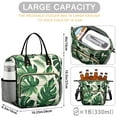 thumbnail image 5 of OBREWU Tropical Palm Leaves in Hawaii Women's Insulated Leakproof Large Lunch Bag, Oxford Cloth, 5 of 7