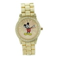 thumbnail image 2 of Disney Women's Mickey Mouse Rhinestone Accent Gold-Tone Bracelet Watch MK2255AB, 2 of 3