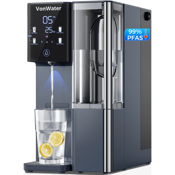 VonWater CT910 Countertop Reverse Osmosis Water Filter System, 7-Stage RO Water Filtration System, 528 Gallons Water Purifier, NSF/ANSI 372, Reduce TDS PFAS, No Installation