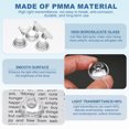 thumbnail image 3 of Uxcell 30 Degree 20mm High Power LED Lens, 30 Pcs LED Reflector Collimator Acrylic Optical PMMA Smooth Surface Lenses Focusing LED Lens for 1W LED Light Lamp Bulb Spotlight Panel, Clear, 3 of 6