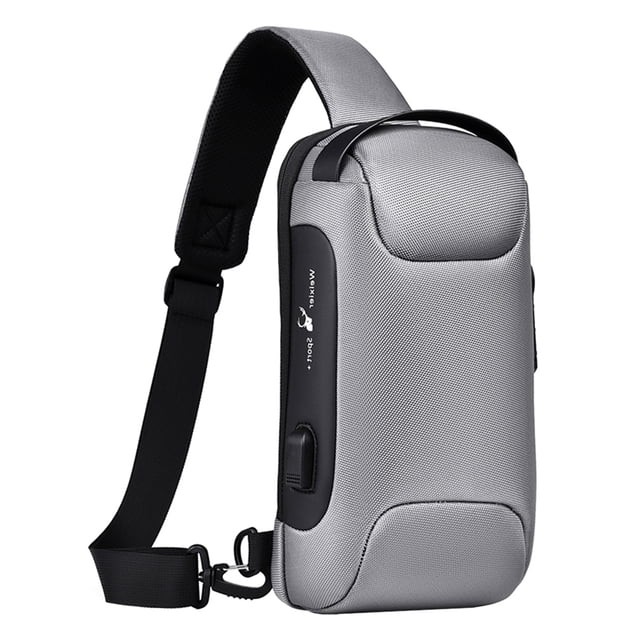 Bolsas Mensajero Paquetes Cofres Hombres Anti Robo Impermeable Puerto Usb