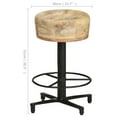 thumbnail image 6 of vidaXL Bar Stool Bar Seat Counter Height Island Stool for Pub Solid Mango Wood, 6 of 23