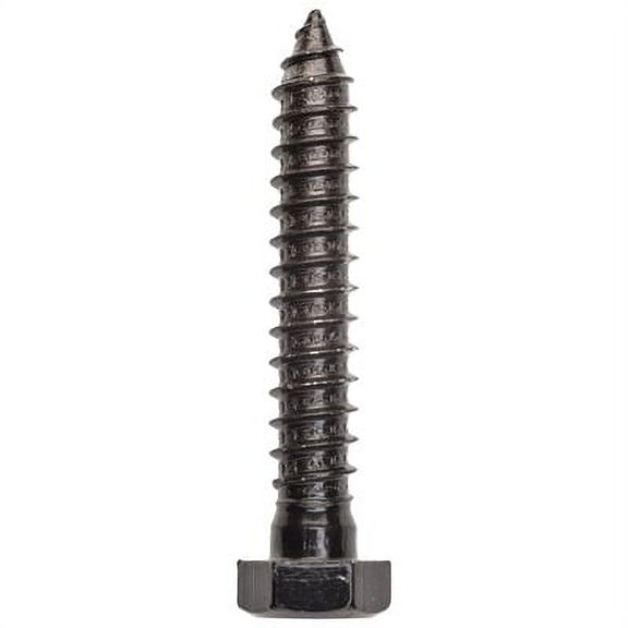 National Hardware - V1863 1/2" x 3" Hex Lag Screws 4/pk - Black